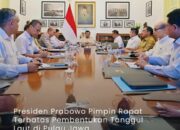 Prabowo Pimpin Rapat Strategis: Indonesia Siap Bangun Giant Sea Wall di Pantura