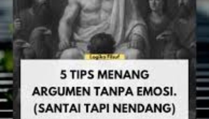 5 Tips Menang Argumen Tanpa Emosi, Ayo Simak!