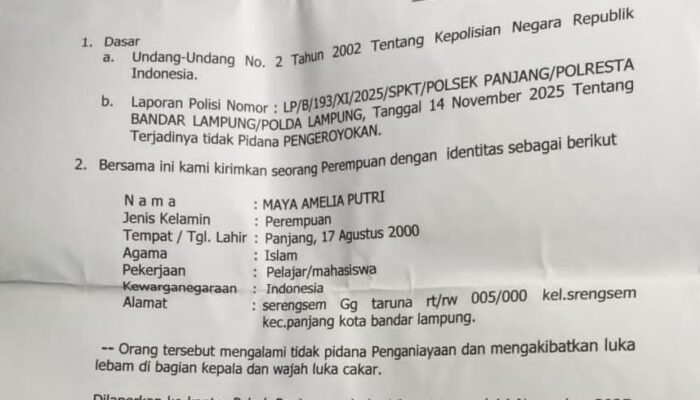 Pelajar  Diduga Dikeroyok Tiga Orang, Polisi: Laporan Sudah Diterima dan Menunggu Hasil Visum