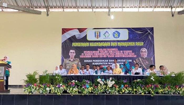 Way Kanan Perkuat Layanan PAUD, Bunda Ayu Kukuhkan Bunda PAUD Kecamatan dan Kampung
