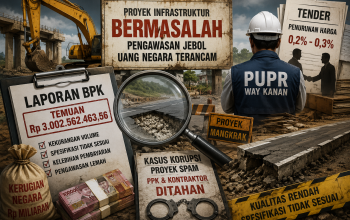 WTP Tak Menjamin Bersih, Jejak Kelam PUPR Way Kanan Belum Hilang