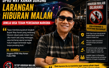 DPRD Way Kanan Dukung Larangan Hiburan Malam, Dinilai Bisa Tekan Peredaran Narkoba