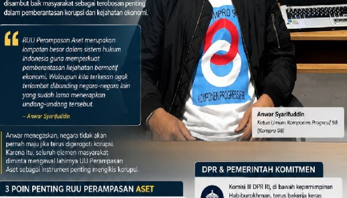 RUU Perampasan Aset Ditargetkan Rampung Desember 2026, Anwar: Jangan Sampai Korupsi Terus Gerogoti Negara